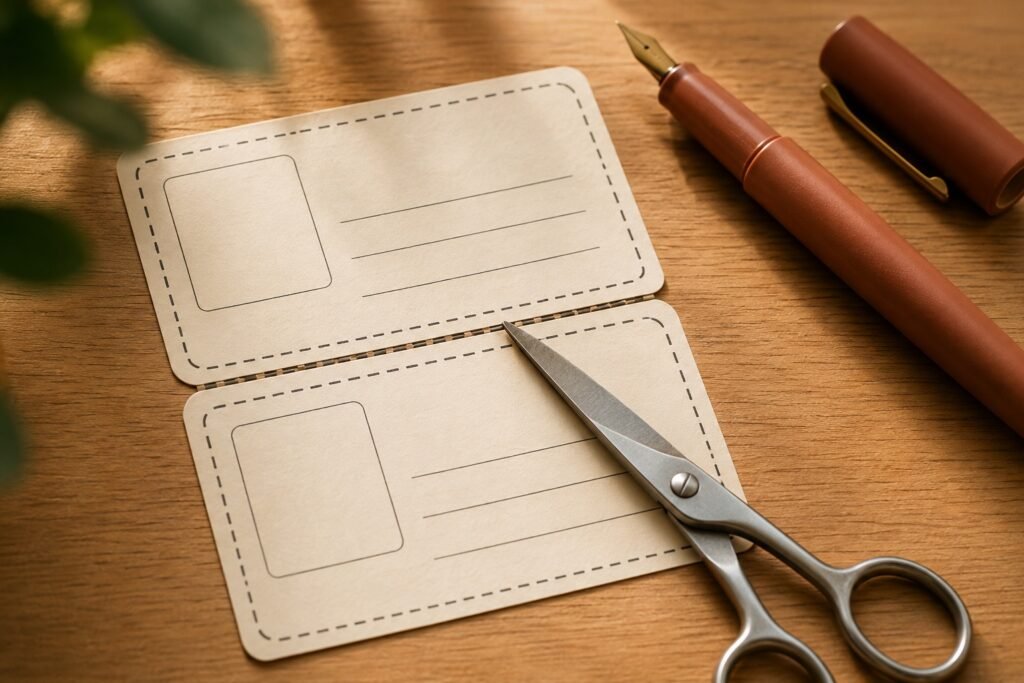 Preview of the free printable homeschool ID card template for parent and student